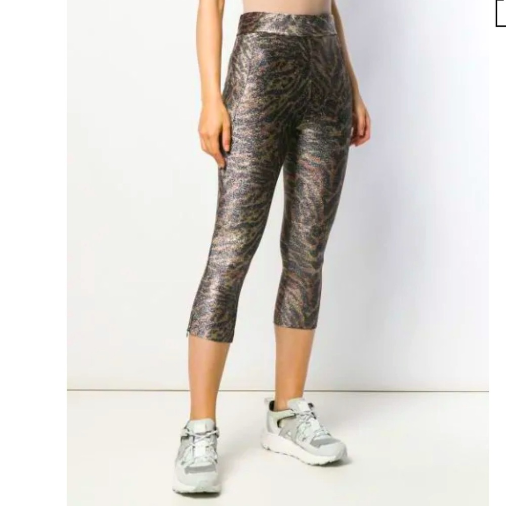 Ganni Lurex tiger sparkly pants BNWT szFR40